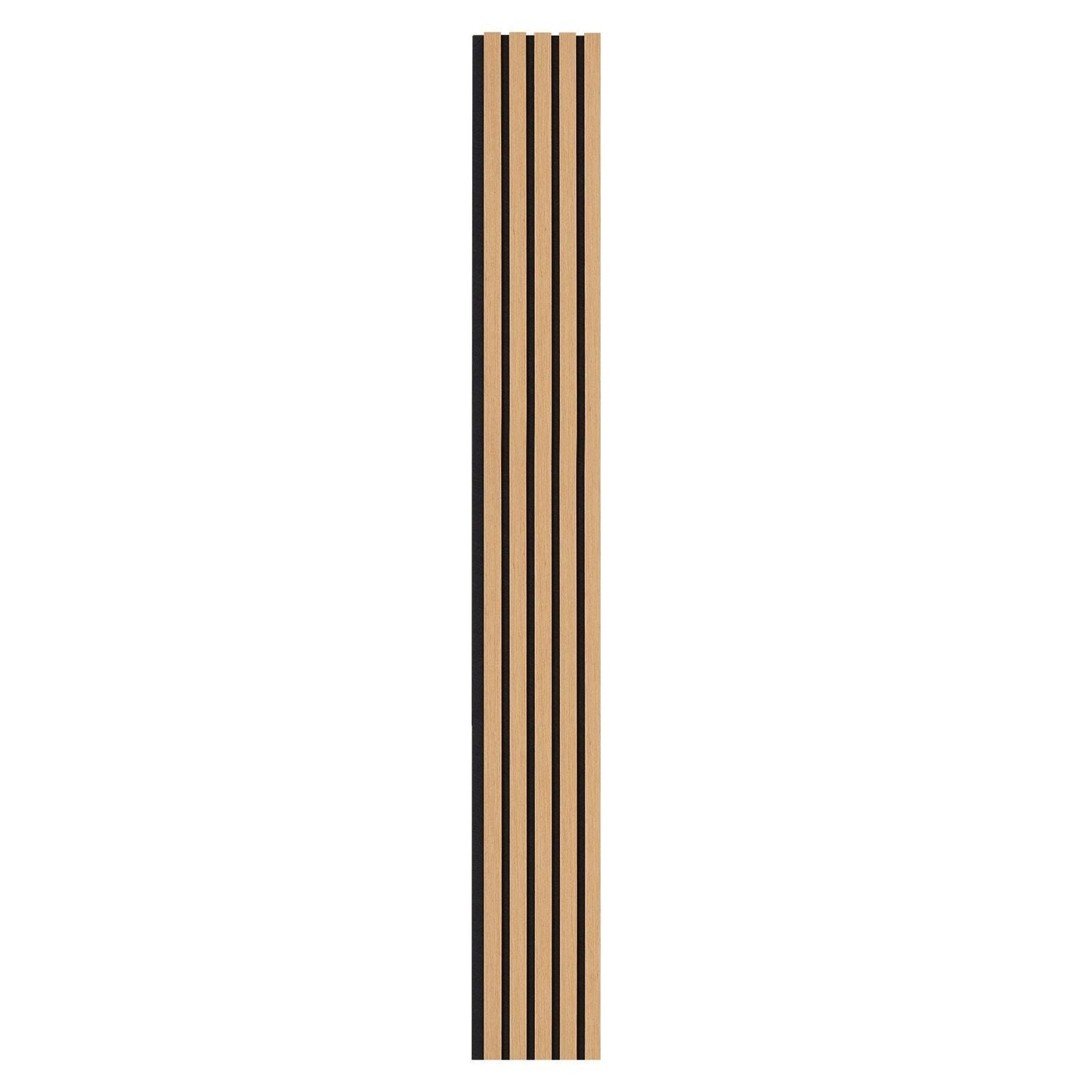 Wood Slat Acoustic Panels 7.9 x 94.5 inch for Modern Wall Decor Light Oak