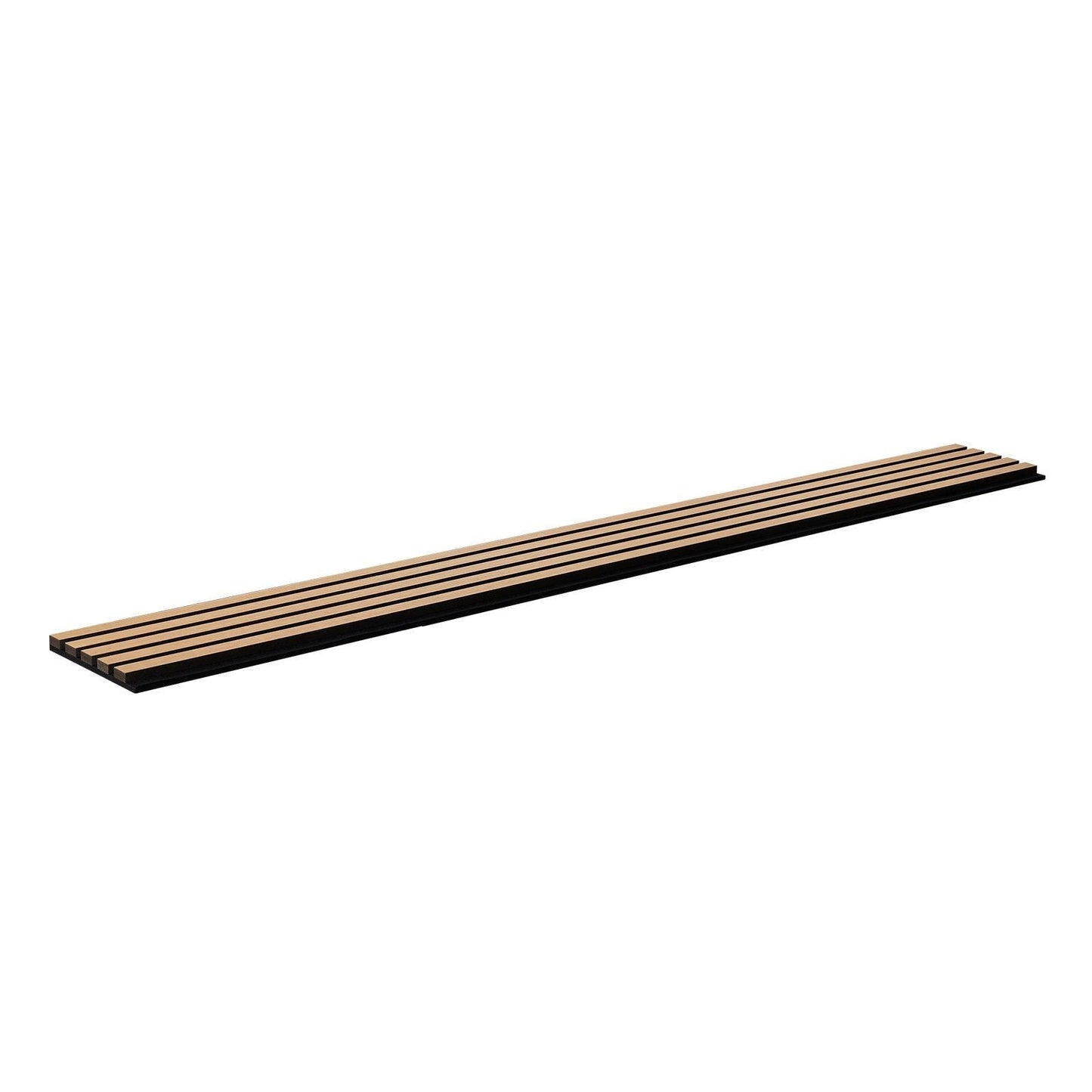 Wood Slat Acoustic Panels 7.9 x 94.5 inch for Modern Wall Decor Light Oak