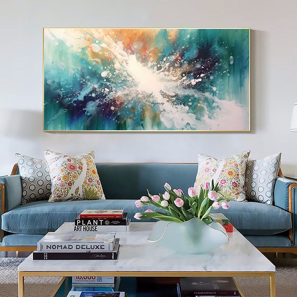 Hand Painted Oil Painting Large Acrylic Oil Painting On Canvas Abstract Painting Canvas Original abstract canvas wall art contemporary Painting For Living Room