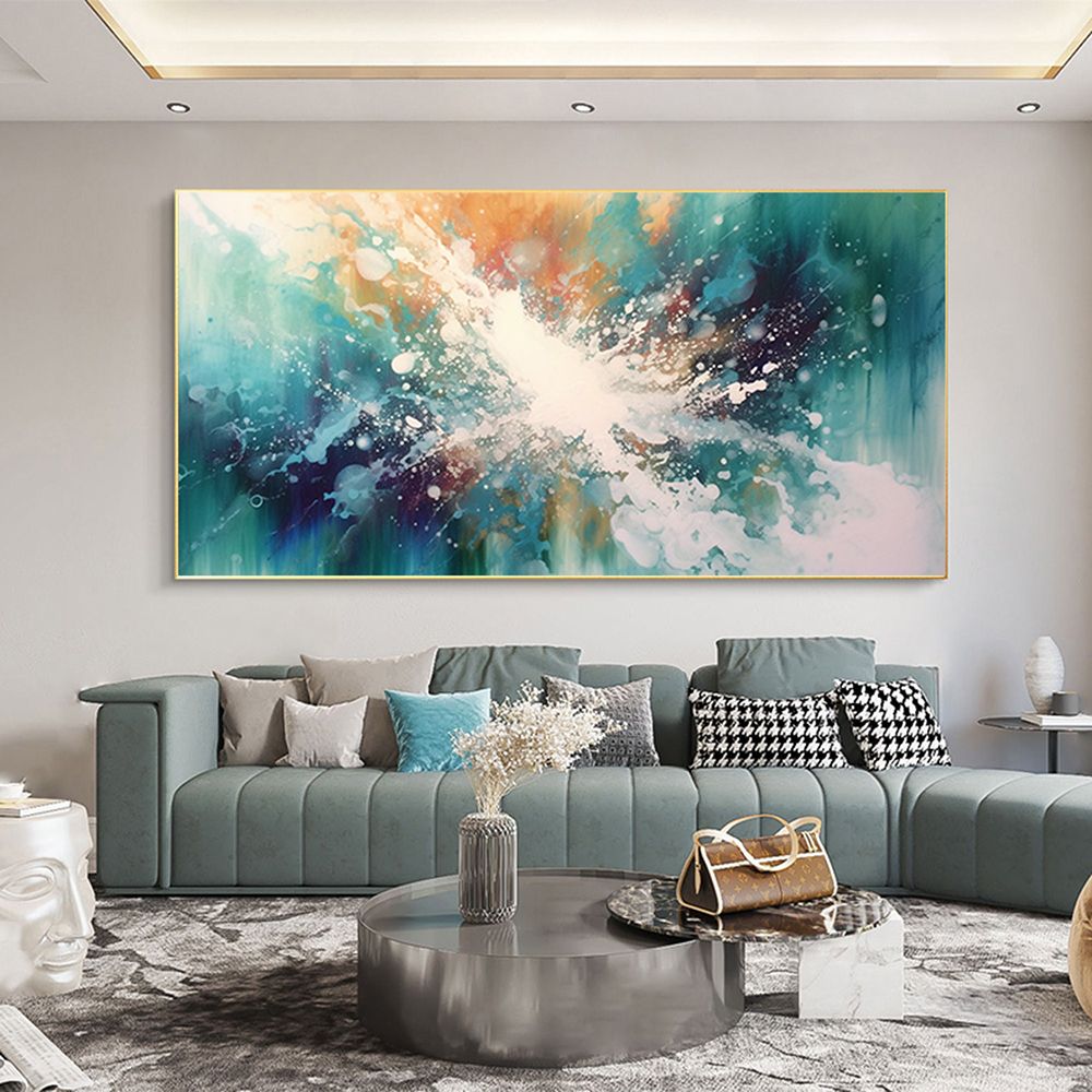 Hand Painted Oil Painting Large Acrylic Oil Painting On Canvas Abstract Painting Canvas Original abstract canvas wall art contemporary Painting For Living Room