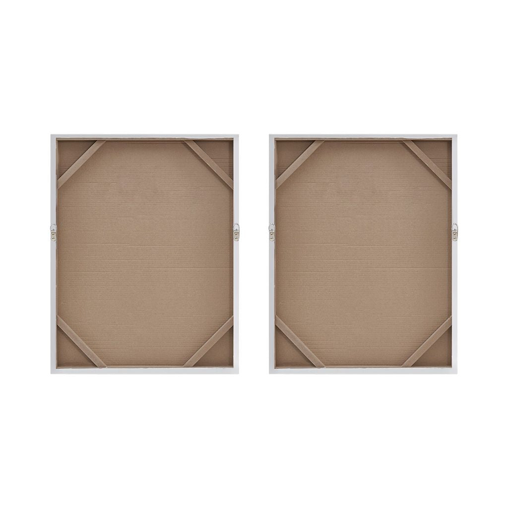 Heavily Embellished 2-piece Canvas Wall Art Set